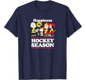 Peanuts - Happiness is Hockey Season T-Shirt
